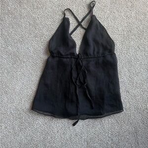 J. Crew Black Camisole Top
